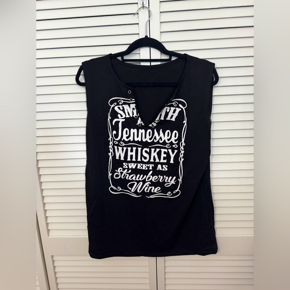 Chris Stapleton Tennessee Whiskey Graphic Tank Size XL